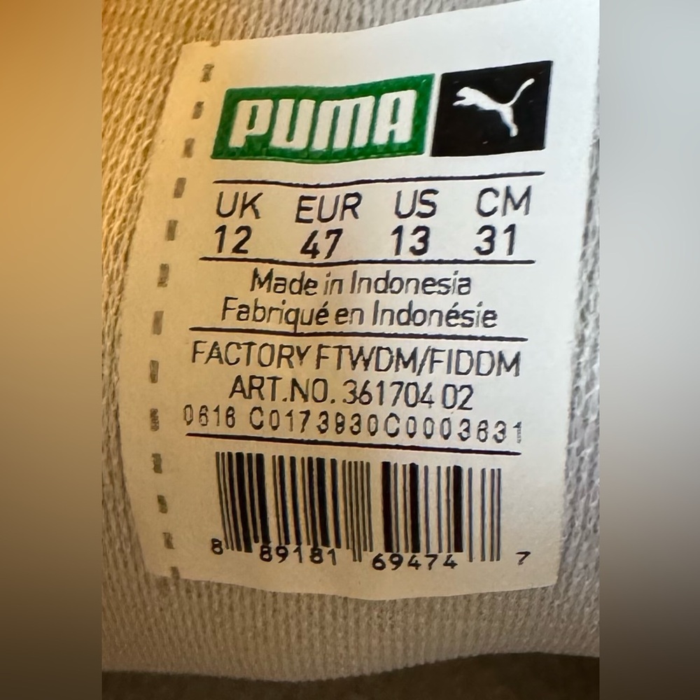 Puma Clyde Sneakers Men’s Size 13 Leather - Picture 12 of 12
